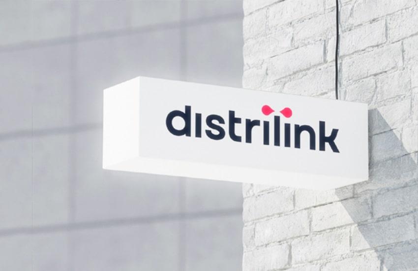 Distrilink Logo on a building