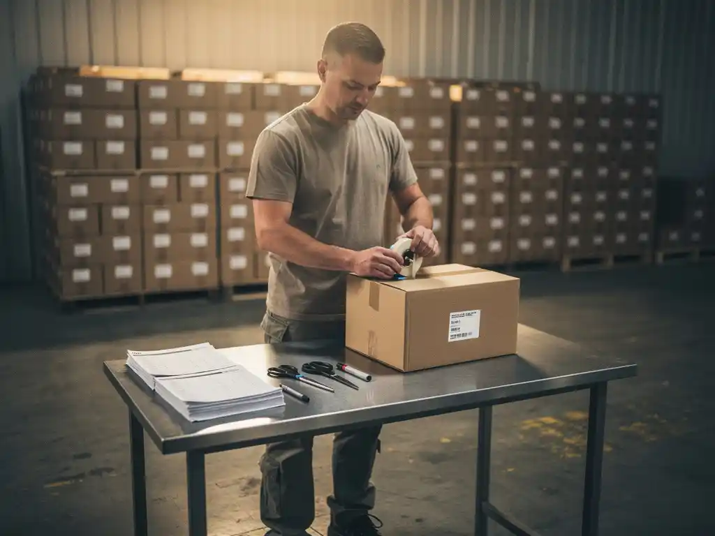 How do you send inventory to an Amazon fulfillment center?