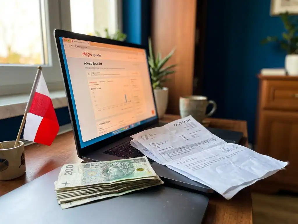 How do you handle Polish VAT when selling via Allegro?